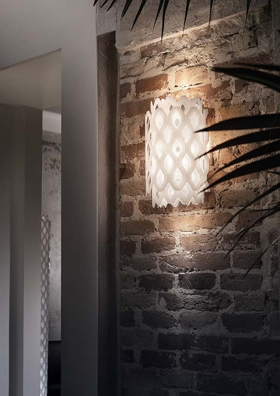 Аплик SLAMP CHARLOTTE бял в дневна