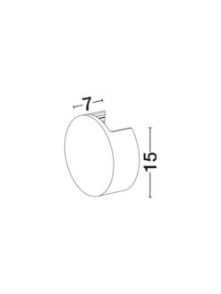 Аплик Nova Luce SANDRO 41688001 бял в интериор