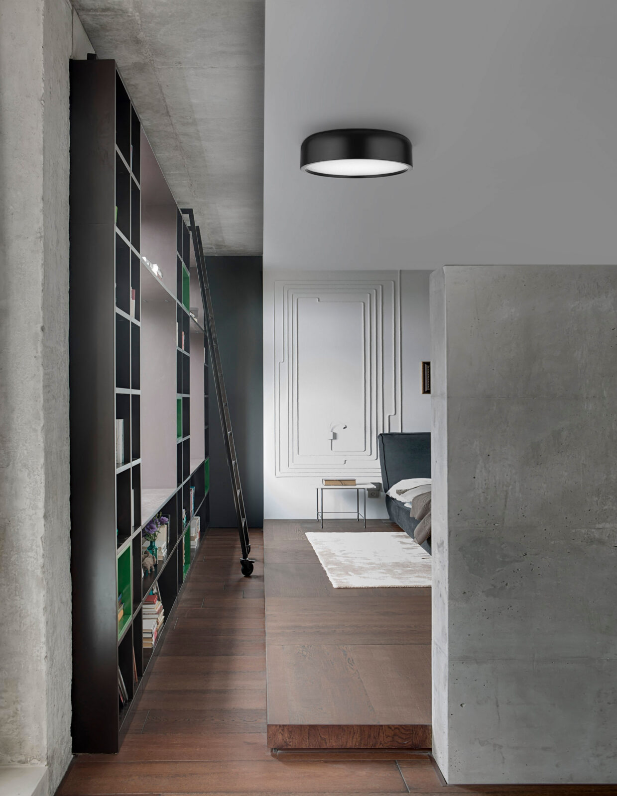 Плафониера Nova Luce PERLETO 526806 черен