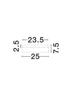 Аплик за баня Nova Luce CUBE 6110042 бял детайл 2