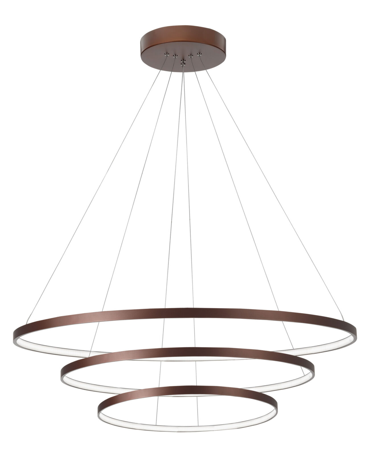 Полилей Nova Luce FERROL 6265004 кафяв в интериор
