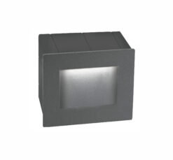 Аплик за вграждане Nova Luce KRYPTON 727002 антрацитен