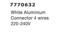 Конектор Nova Luce 4-WIRES TRACK 7770632 бял детайл 2
