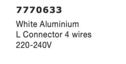 Конектор Nova Luce 4-WIRES TRACK 7770633 бял детайл 2