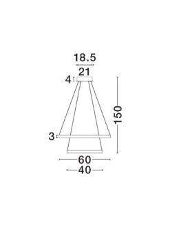 Полилей Nova Luce LEON 8100281 златист детайл 6