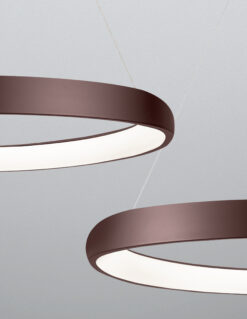 Полилей Nova Luce ALBI 8105608 кафяв детайл 3