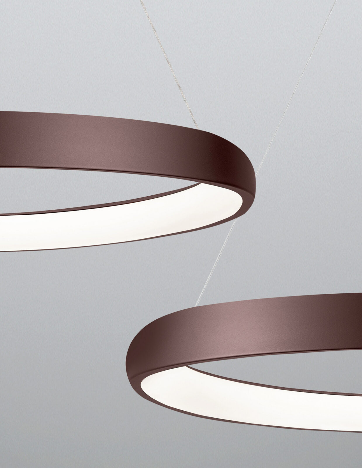 Полилей Nova Luce ALBI 8105608 кафяв детайл 3