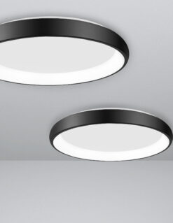 Плафониера Nova Luce ALBI 8105611 черен детайл 4