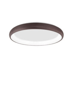 Плафониера Nova Luce ALBI 8105612 кафяв в интериор
