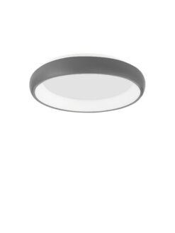 Плафониера Nova Luce ALBI 8105615 сив в интериор