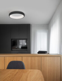 Плафониера Nova Luce ALBI 8105616 черен
