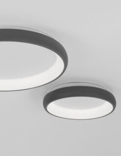 Плафониера Nova Luce ALBI 8105617 сив