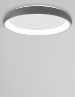 Плафониера Nova Luce ALBI 8105617 сив детайл 2