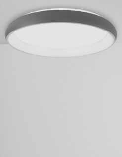 Плафониера Nova Luce ALBI 8105617 сив детайл 3