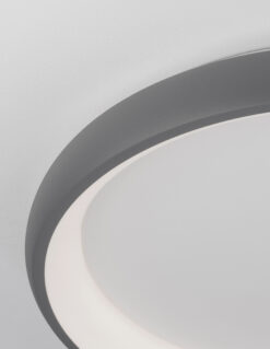 Плафониера Nova Luce ALBI 8105617 сив детайл 4