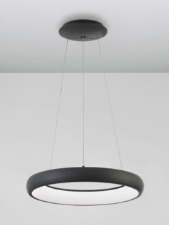 Полилей Nova Luce ALBI 8105620 черен детайл 2