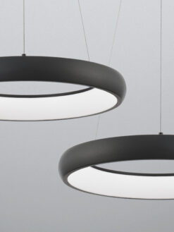Полилей Nova Luce ALBI 8105620 черен детайл 4