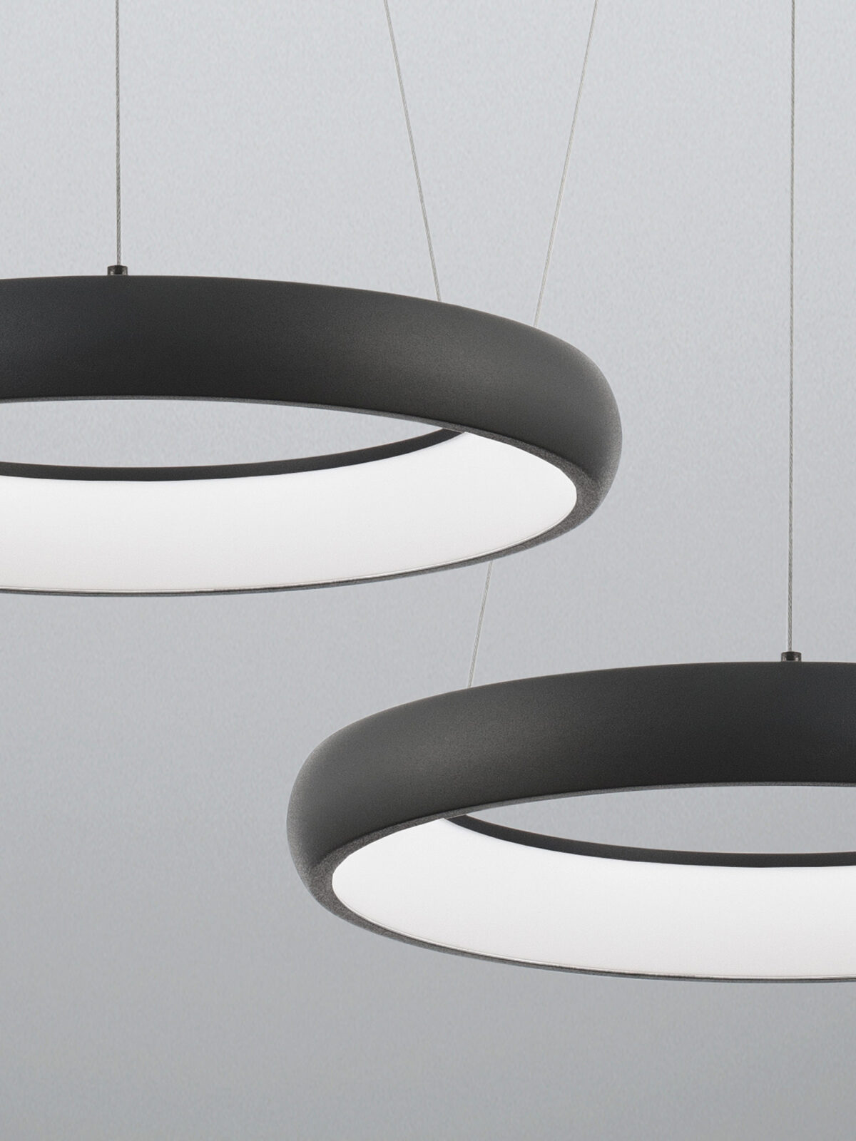 Полилей Nova Luce ALBI 8105620 черен детайл 4