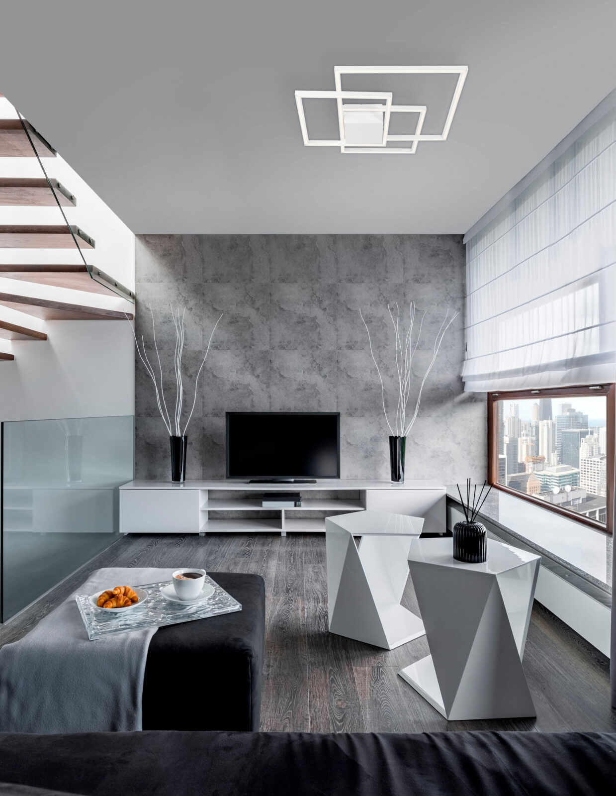 Плафониера Nova Luce BILBAO 8160161 бял