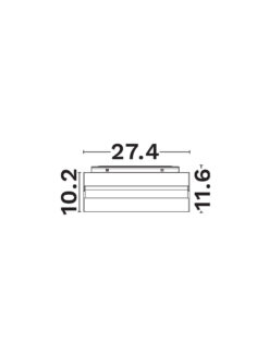 Магнитно тяло Nova Luce BUXTON 8252027 черен детайл 2