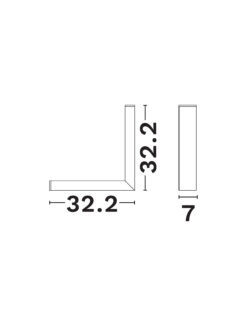 Линейно тяло Nova Luce GENT 8254443 бял детайл 3