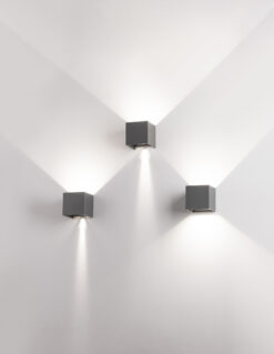 Фасаден аплик Nova Luce COMO 847407 антрацитен