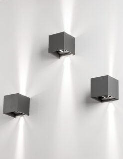 Фасаден аплик Nova Luce COMO 847407 антрацитен детайл 2