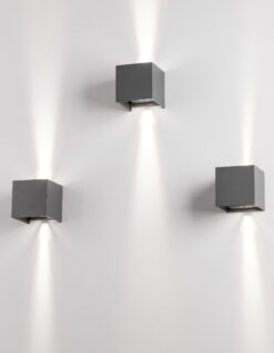 Фасаден аплик Nova Luce COMO 847407 антрацитен детайл 3
