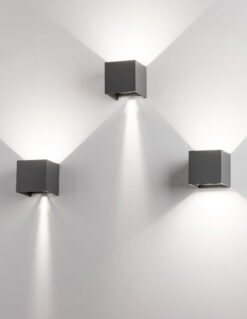 Фасаден аплик Nova Luce COMO 847407 антрацитен детайл 4