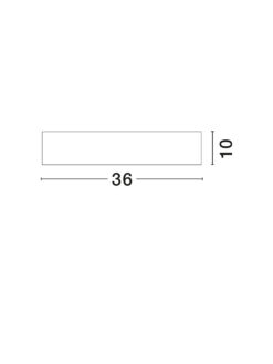 Плафониера Nova Luce RAGU 866607 черен детайл 2