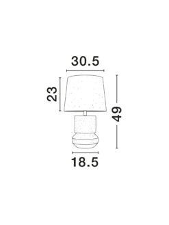 Настолна лампа Nova Luce IZUMI 9001060 детайл 6