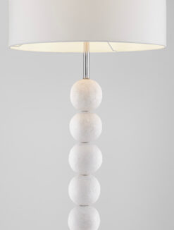 Настолна лампа Nova Luce CHAMOIS 9001067 бял детайл 4