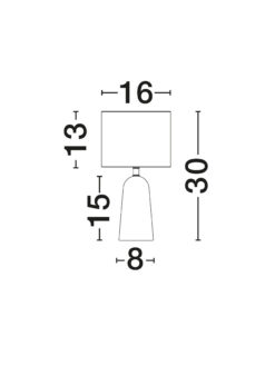 Настолна лампа Nova Luce OBY 9001080 бежов детайл 7