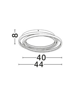 Плафониера Nova Luce ARBOR 9001095 черен детайл 7