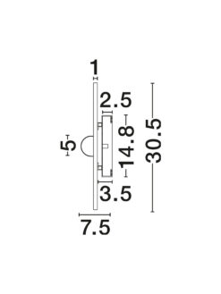 Аплик Nova Luce MARBELLE 9001131 детайл 6
