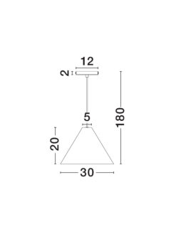 Пендел Nova Luce JOELLE 9001133 бял детайл 6