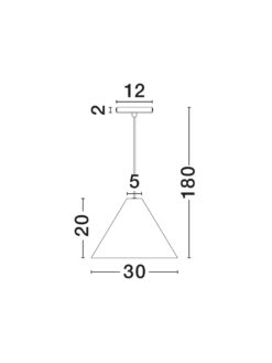 Пендел Nova Luce JOELLE 9001134 черен детайл 5