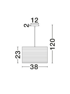 Полилей Nova Luce LINNET 9001140 бял детайл 5