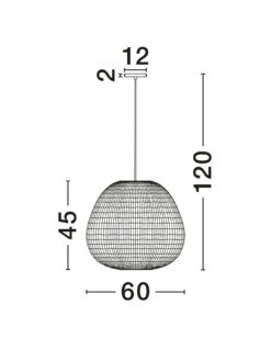 Полилей Nova Luce NUBBLE 9001143 бял детайл 6