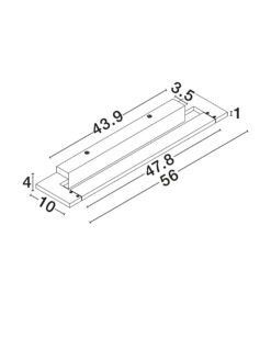 Аплик за баня Nova Luce LIVO 9002077 бял детайл 7