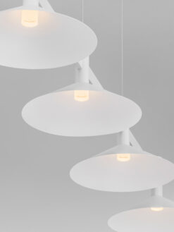 Абажур Nova Luce POETIC 9002100 бял детайл 2