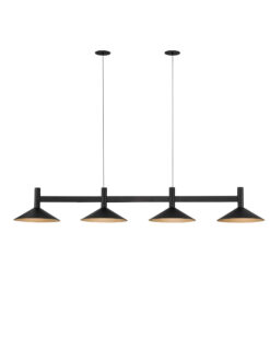 Абажур Nova Luce POETIC 9002102 черен детайл 2