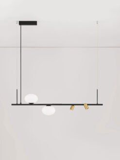 Полилей Nova Luce NOBLE 9002105 черен детайл 2