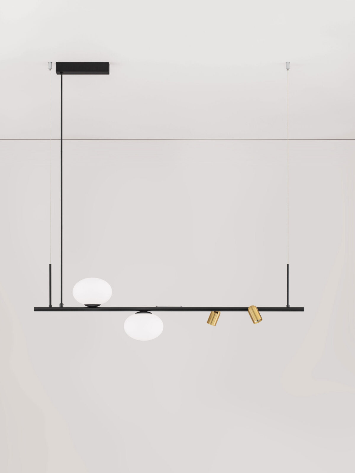 Полилей Nova Luce NOBLE 9002105 черен детайл 2