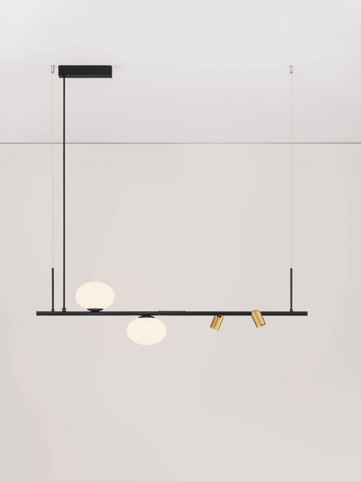Полилей Nova Luce NOBLE 9002105 черен детайл 3
