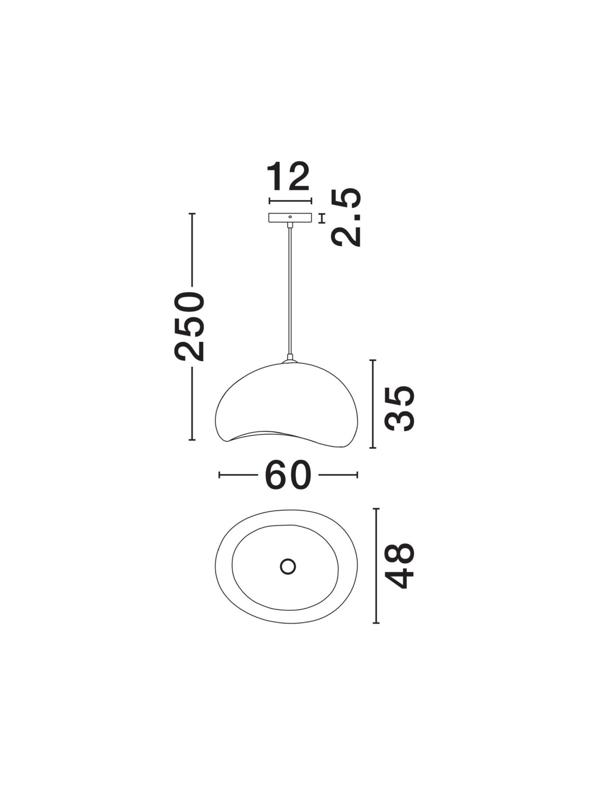 Полилей Nova Luce AERE 9002662 бял детайл 5