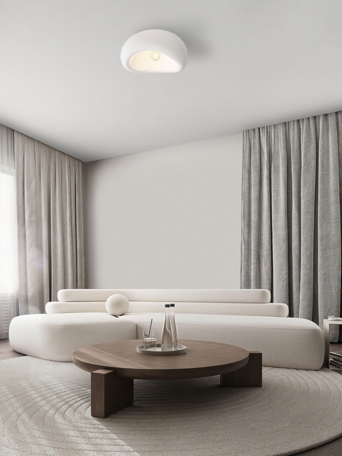 Плафониера Nova Luce AERE 9002663 бял