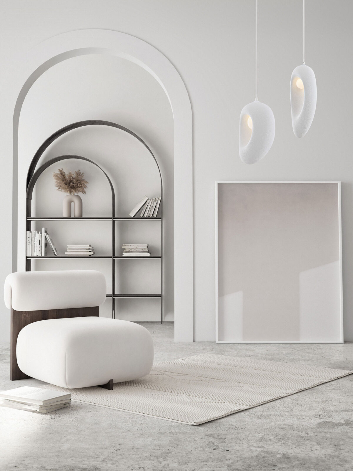 Полилей Nova Luce TEMPUS 9002668 бял