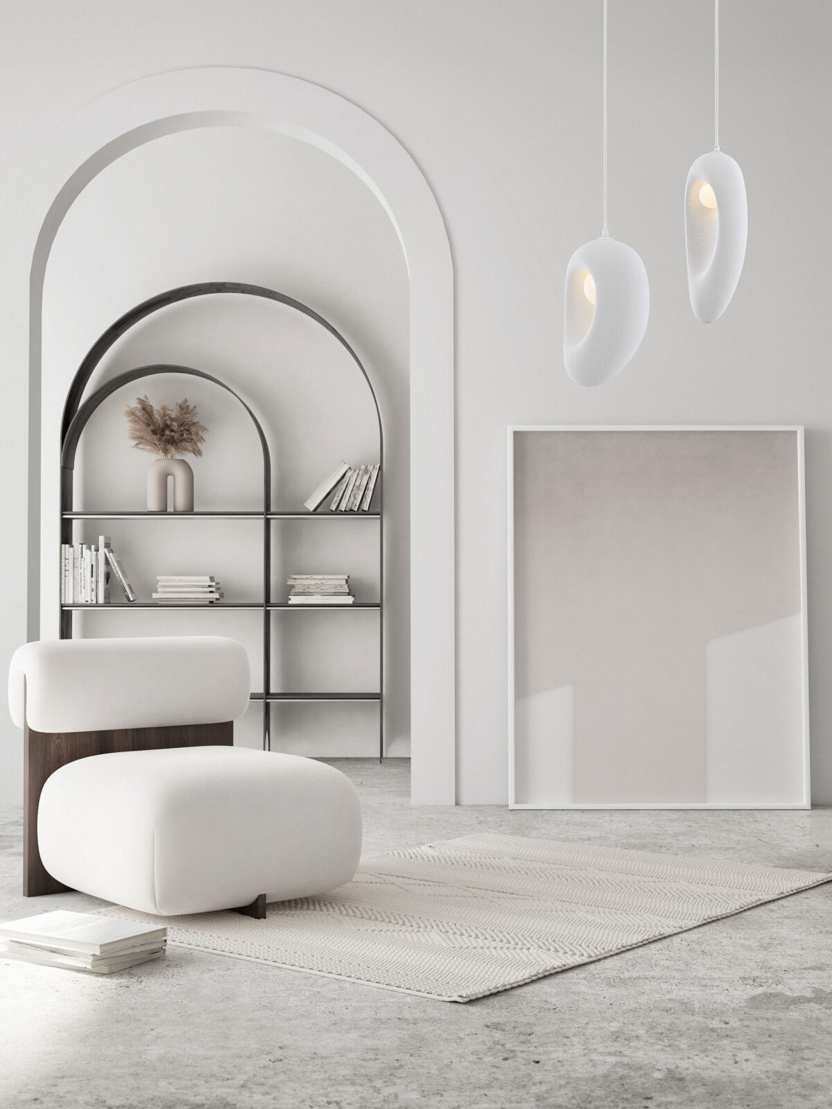 Полилей Nova Luce TEMPUS 9002669 бял детайл 4