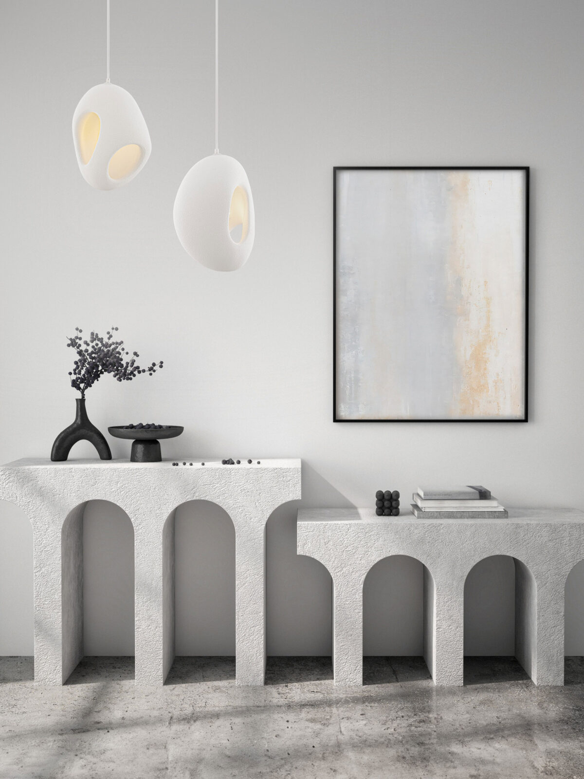 Полилей Nova Luce TEMPUS 9002670 бял